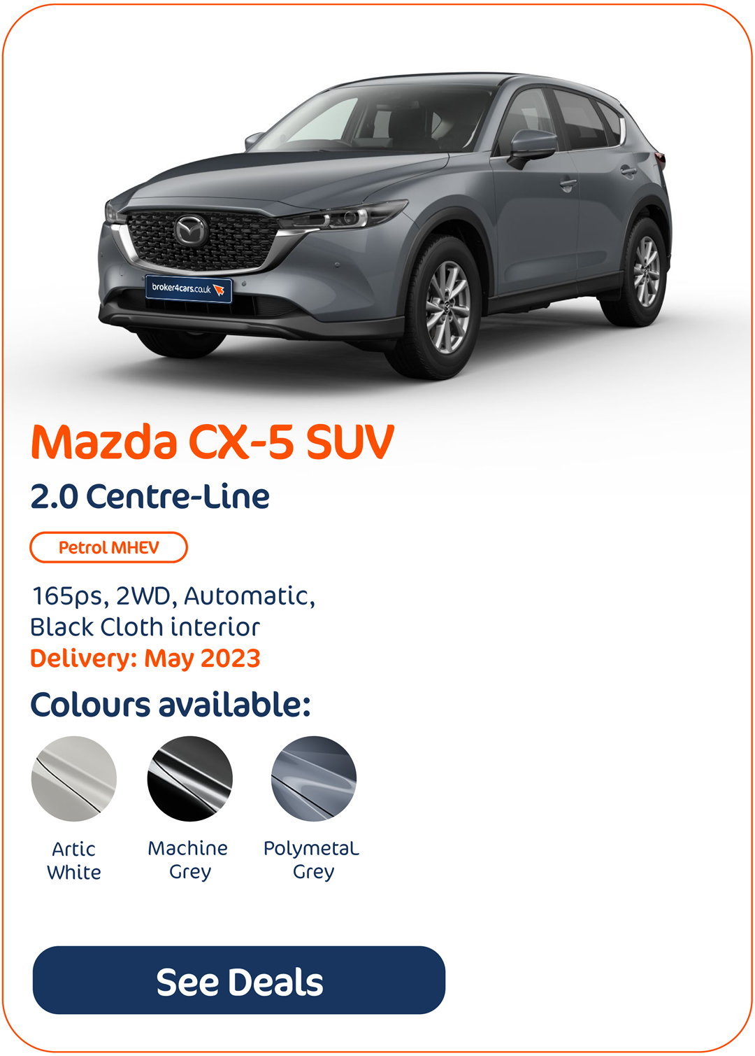 Mazda CX-5 SUV 2.0 Centre-Line - Click to Enquire